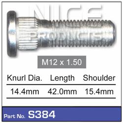 Wheel Stud S384 - Nice Products | Universal Auto Spares