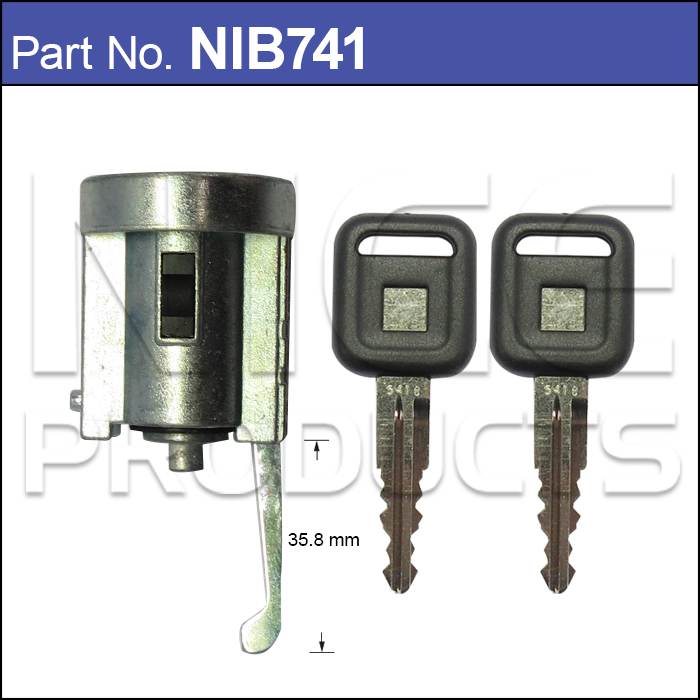 Ignition Barrel NIB741 - Nice Products | Universal Auto Spares