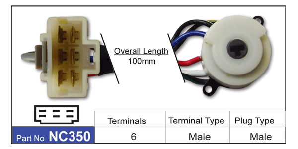 Ignition Switch NC350 - Nice Products | Universal Auto Spares