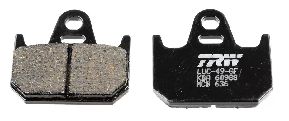Brake Pad Set, Disc Brake MCB636 - TRW