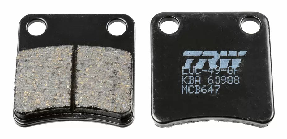 Brake Pad Set, Disc Brake MCB647 - TRW