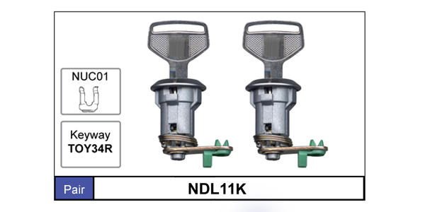 Door Locks pair NDL11K - Nice Products | Universal Auto Spares