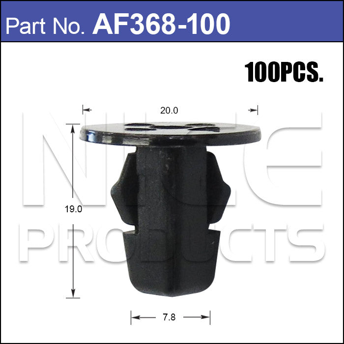 Fasteners Bag 100 AF368-100 - Nice Products | Universal Auto Spares