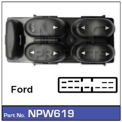 Power Window Switch NPW619 - Nice Products | Universal Auto Spares