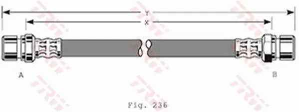 Brake Hose PHA361 - TRW