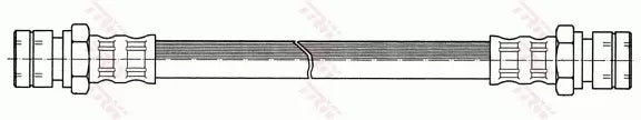 Brake Hose PHA469:009 - TRW