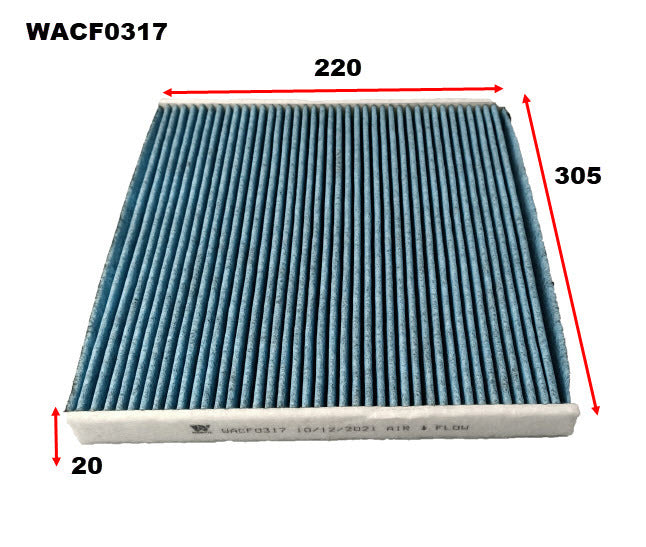 Cabin Filter Fits Jeep WACF0317 - Wesfil