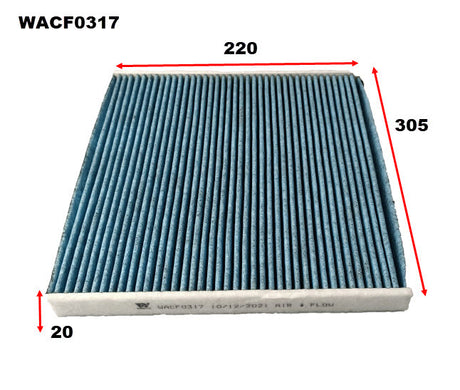 Cabin Filter Fits Jeep WACF0317 - Wesfil