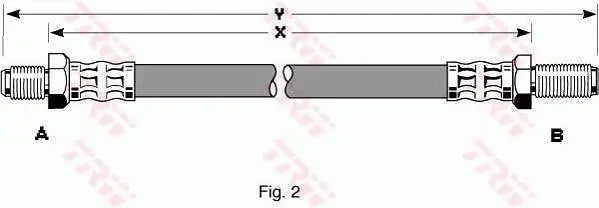 Brake Hose PHC137 - TRW