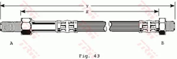 Brake Hose PHC155 - TRW