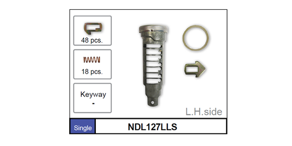 Uncoded Lock NDL127LLS - Nice Products | Universal Auto Spares