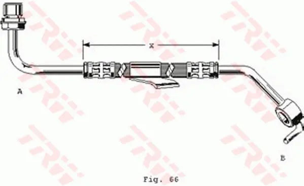 Brake Hose PHD249 - TRW