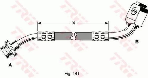 Brake Hose PHD287 - TRW