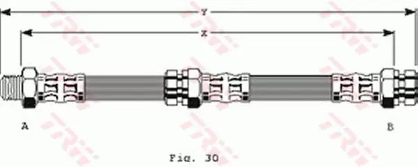 Brake Hose PHD327 - TRW