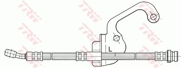 Brake Hose PHD506 - TRW