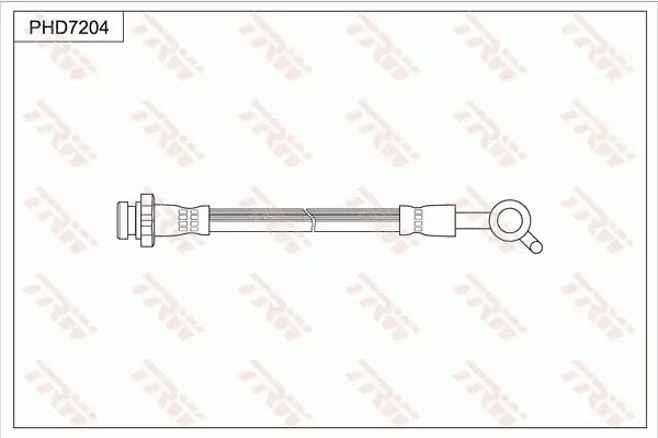 Brake Hose PHD7204:009 - TRW