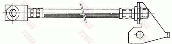 Brake Hose PHD776 - TRW