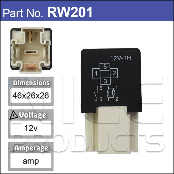 Relay RW201 - Nice Products | Universal Auto Spares