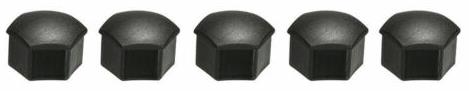 Wheel Nut Cover Black pk5 NWC719B-5 - Nice Products | Universal Auto Spares