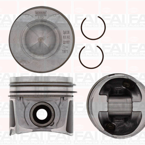 Piston & Ring Set NISSAN V9X 1DPR2109-0.50 - FAI
