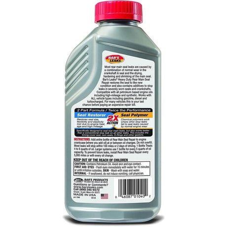 Leaks Rear Main Seal Repair 500ml - Bar's Leaks