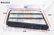 Air Filter A1399 Fits Honda WA1023 - Wesfil