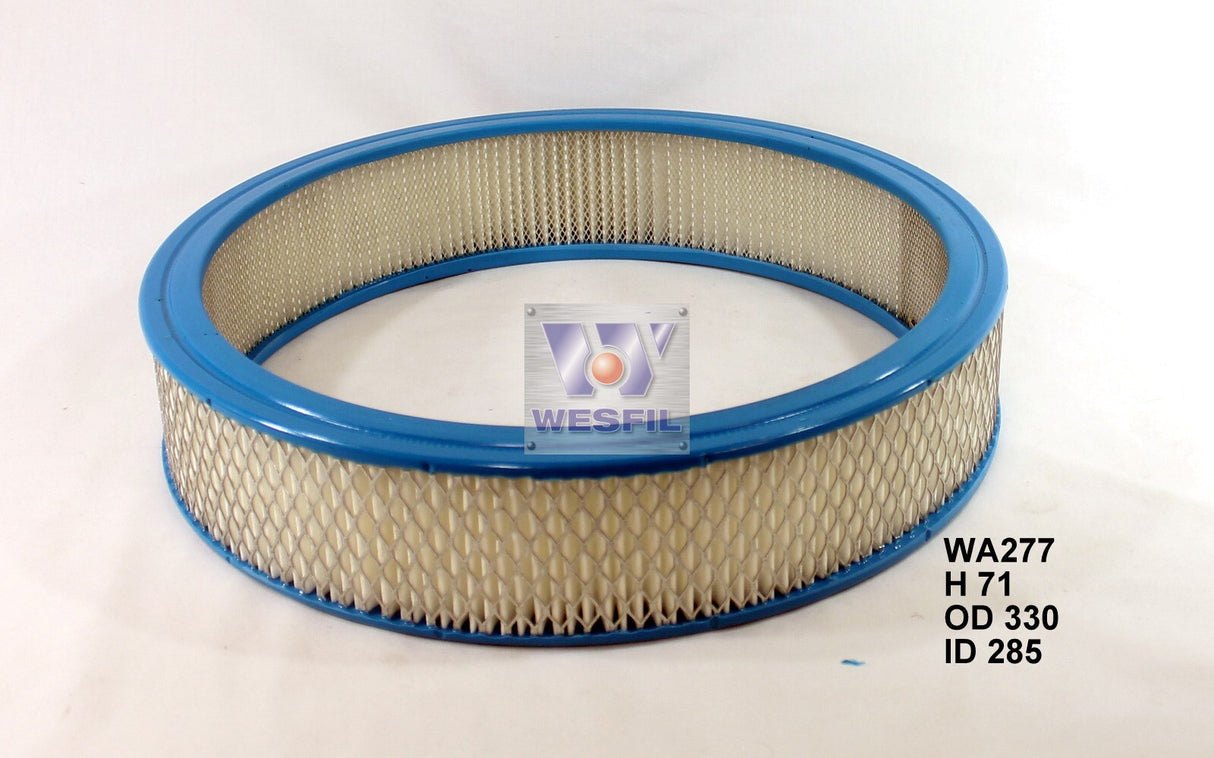 Air Filter A277/A237 Fits Ford WA277 - Wesfil
