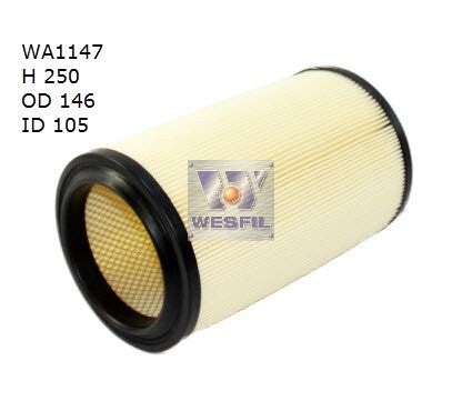 Air Filter A1606 Fits Alfa WA1147 - Wesfil