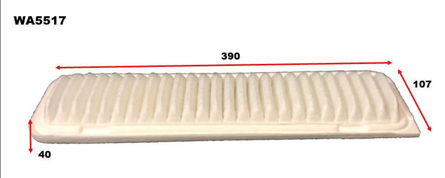 Air Filter Fits Toyota WA5517 - Wesfil
