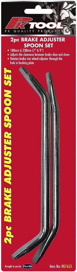 2 Piece Adjuster Spoon Adjusting Clearance Between Brake Shoe & Drum - PKTool