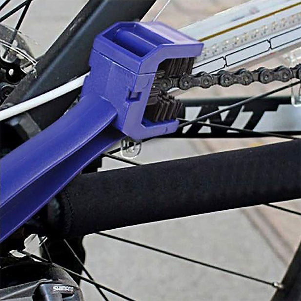 2 Piece Bike Drive Chain Cleaning Brush Set Chain Maintenance - PKTool