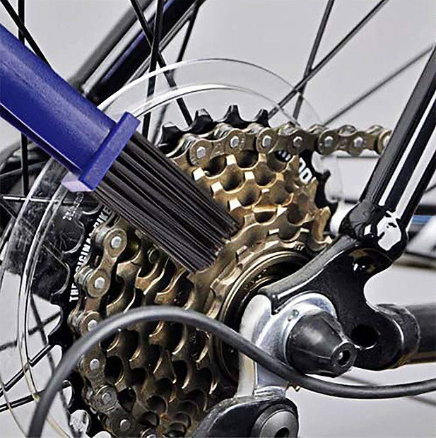 2 Piece Bike Drive Chain Cleaning Brush Set Chain Maintenance - PKTool