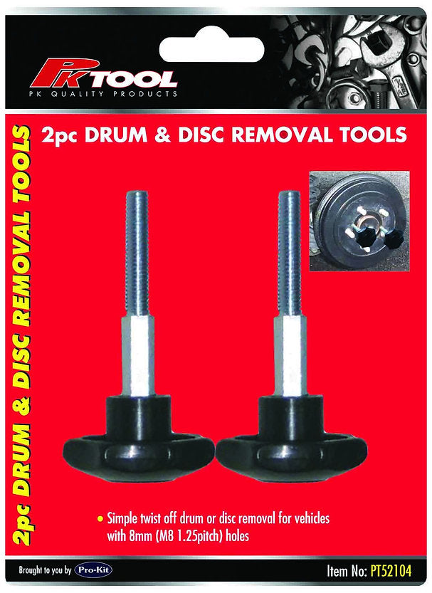 2 Piece Drum & Disc Removal Tools - PKTool