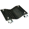 2 Pieces Chequer Plate Cradle Set, Heavy Duty Steel Plate - PKTool