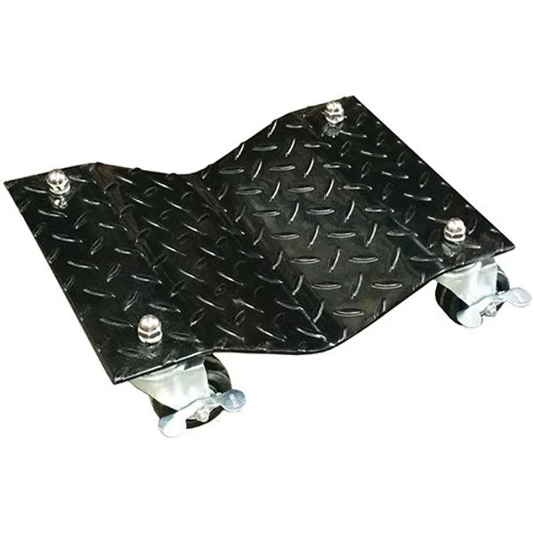 2 Pieces Chequer Plate Cradle Set, Heavy Duty Steel Plate - PKTool