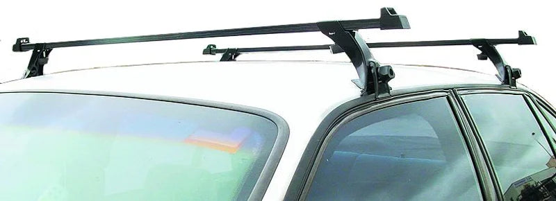 2 Pieces Gutter Mount Roof Racks 33cm 95Kgs (200b) Across Both Bars - LoadMaster