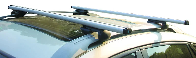 2 Pieces Lockable Roof Rack For Vehicles Equipped With Side Rails - LoadMaster