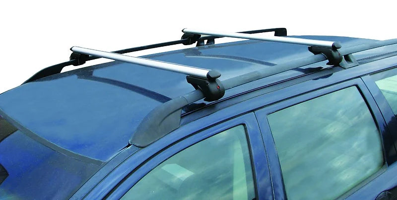 2 Pieces Lockable Roof Rack For Vehicles Equipped With Side Rails - LoadMaster