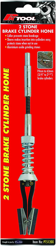 2 Stone Brake Cylinder Hone 3/4"-2 1/2" Brake Cylinders - PKTool