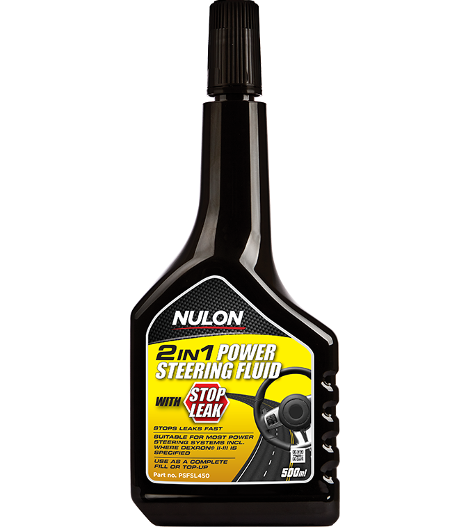 2 in 1 Power Steering Fluid with Stop Leak - Nulon 500ml