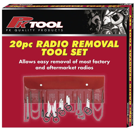 20 Piece Radio Removal Tool Set - PKTool