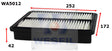 Air Filter A1516 Fits Hyundai WA5012 - Wesfil