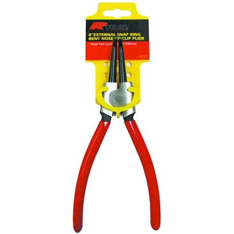 200mm (8”) 90º Nose External Circlip Plier Bent Nose, Thin Points - PKTool