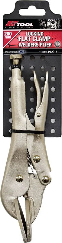 200mm (8") Locking Flat Clamp Welders Pliers - PKTool