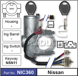 Ignition & Switch NIC360 - Nice Products | Universal Auto Spares