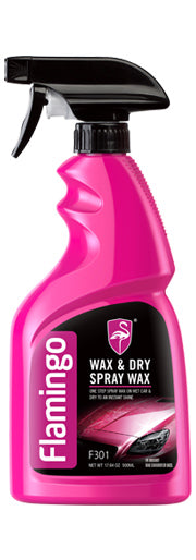 Wax & Dry Spray Wax 500ml - Flamingo