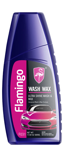 Car Wash Wax Reveals Paint's Radiant Color 500ml - Flamingo
