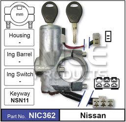 Lock & Switch NIC362 - Nice Products | Universal Auto Spares