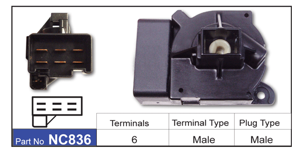 Ignition Switch NC836 - Nice Products | Universal Auto Spares
