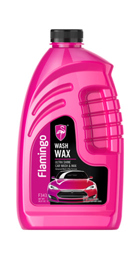 Wash Wax Delivers Incredible Shine 1L - Flamingo